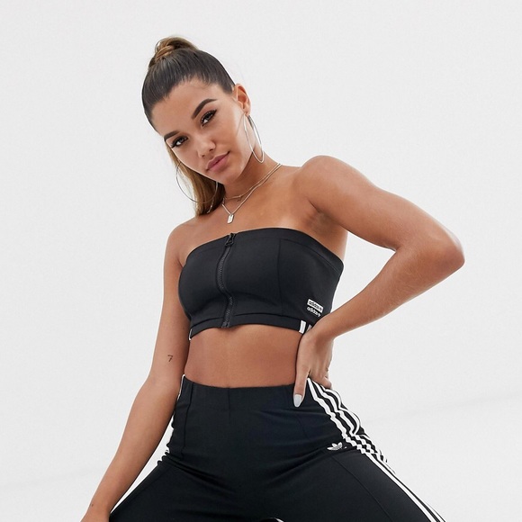 adidas bandeau top